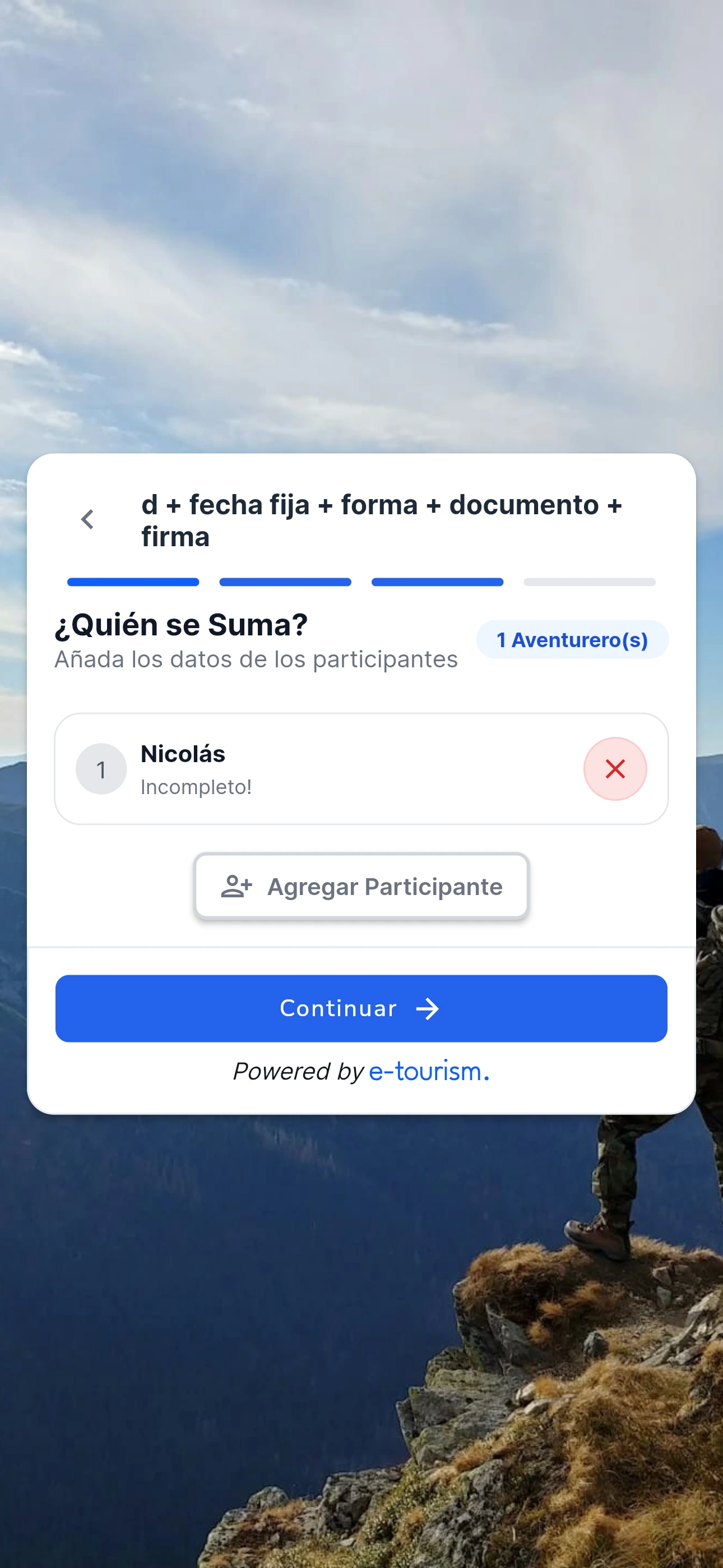 Vista de integrantes del grupo